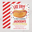 Search for hot dog birthday invitations Kids birthday party