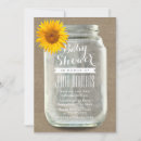 Search for sunflower gender reveal invitations Rustic