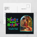 Search for disco christmas cards Merry and bright