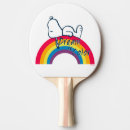 Search for snoopy ping pong paddles Rainbow