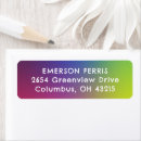 Search for childrens return address labels Rainbow
