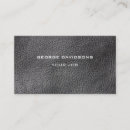 Search for leather look business cards Professional