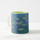 Search for french impressionism mugs Water lilies