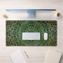 Search for green and gold pattern mousepads Mandala