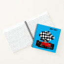 Search for race car notebooks Red