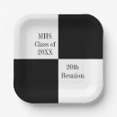 Search for class reunion decor Black and white