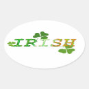 Search for irish oval stickers Green
