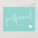 Search for change of date wedding announcement cards Simple