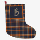Search for blue plaid christmas stockings Classic
