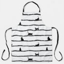 Search for cat silhouette aprons Cute