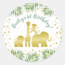 Search for monkey first birthday stickers Tropical