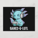 Search for kawaii postcards Axolotl