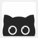 Search for peeking cat stickers Animal