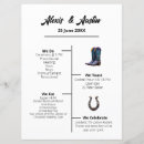 Search for western wedding programs Modern