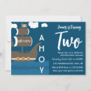 Search for pirate ship birthday invitations Nautical