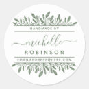 Search for handmade by stickers Greenery