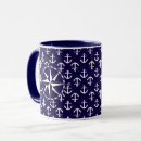 Search for nautical compass mugs Blue