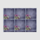 Search for vintage floral tissue paper Purple