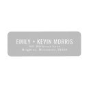 Search for picture return address labels Minimalist