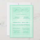 Search for aquamarine wedding invitations Elegant