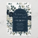 Search for dark blue wedding invitations Roses