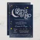 Search for twinkle little star gender reveal invitations Stars and moon