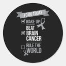 Search for brain cancer stickers Survivor