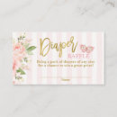 Search for butterfly baby shower diaper raffle Pink