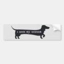 Search for wiener bumper stickers Dachshund