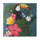 Search for exotic tiles Tropical birds
