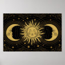 Search for sun moon stars posters Retro