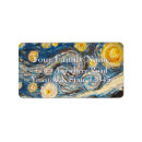 Search for van gogh art return address labels Vincent