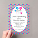 Search for valentine gender reveal invitations February