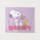 Search for peanuts tapestries Snoopy and woodstock