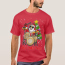 Search for funny drummer tshirts Santa claus