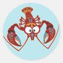 Search for cartoon lobster stickers Animal