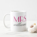 Search for just married mugs Mrs