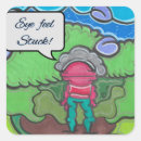 Search for stuck stickers Joke