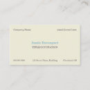 Search for classic business cards Plain