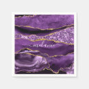 Search for purple and gold napkins Glitter