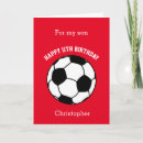 Search for godson birthday cards Red