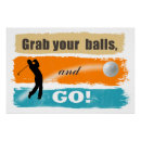 Search for funny golfer posters Humour