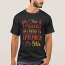 Search for 5th birthday princess tshirts Was