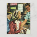 Search for love shopping postcards Retro