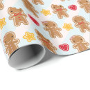 Search for girl christmas wrapping paper Gingerbread man
