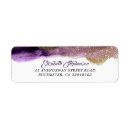 Search for purple glitter return address labels Sparkle