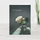 Search for white roses sympathy cards Bereavement