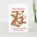 Search for egg birthday cards Bacon