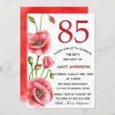 Search for eighty five birthday invitations Elegant