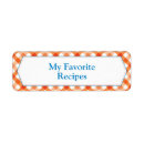 Search for recipes return address labels Baking
